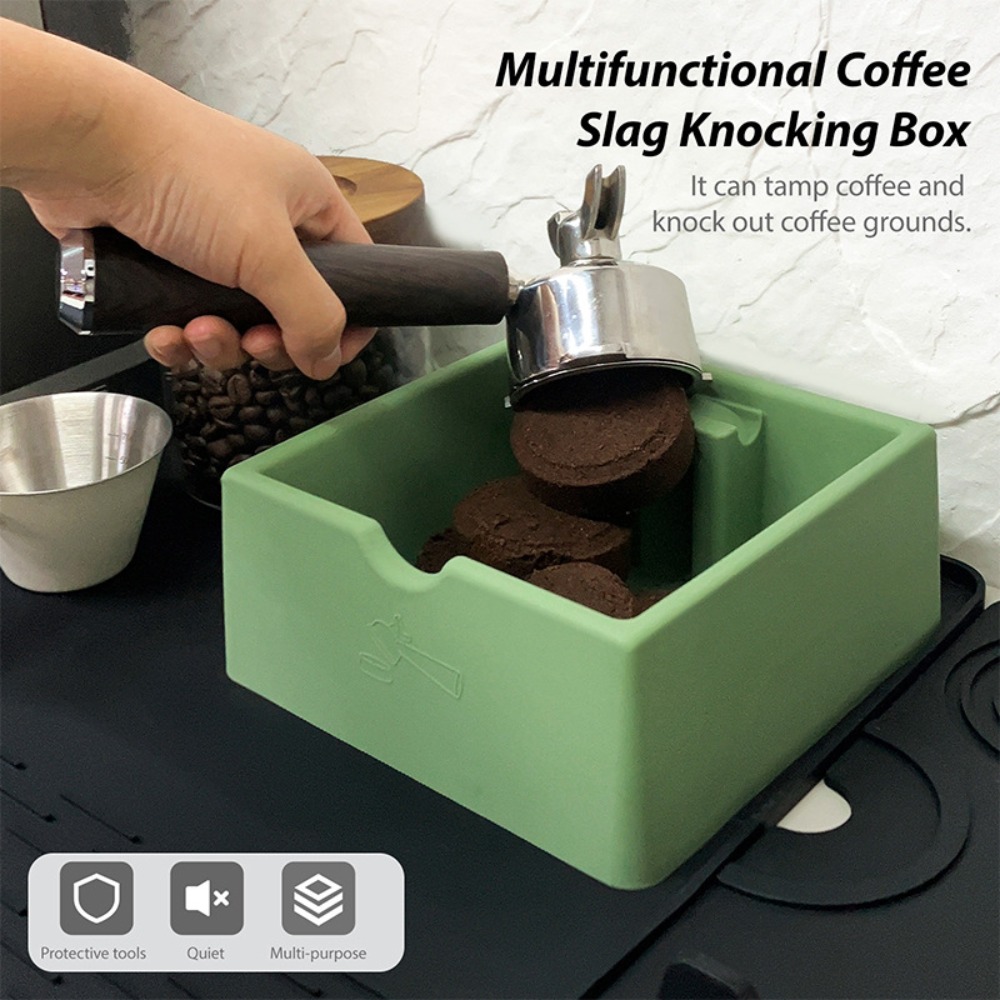 Coffee Equipment Tools - Espresso Knock Box for Coffee Grounds,