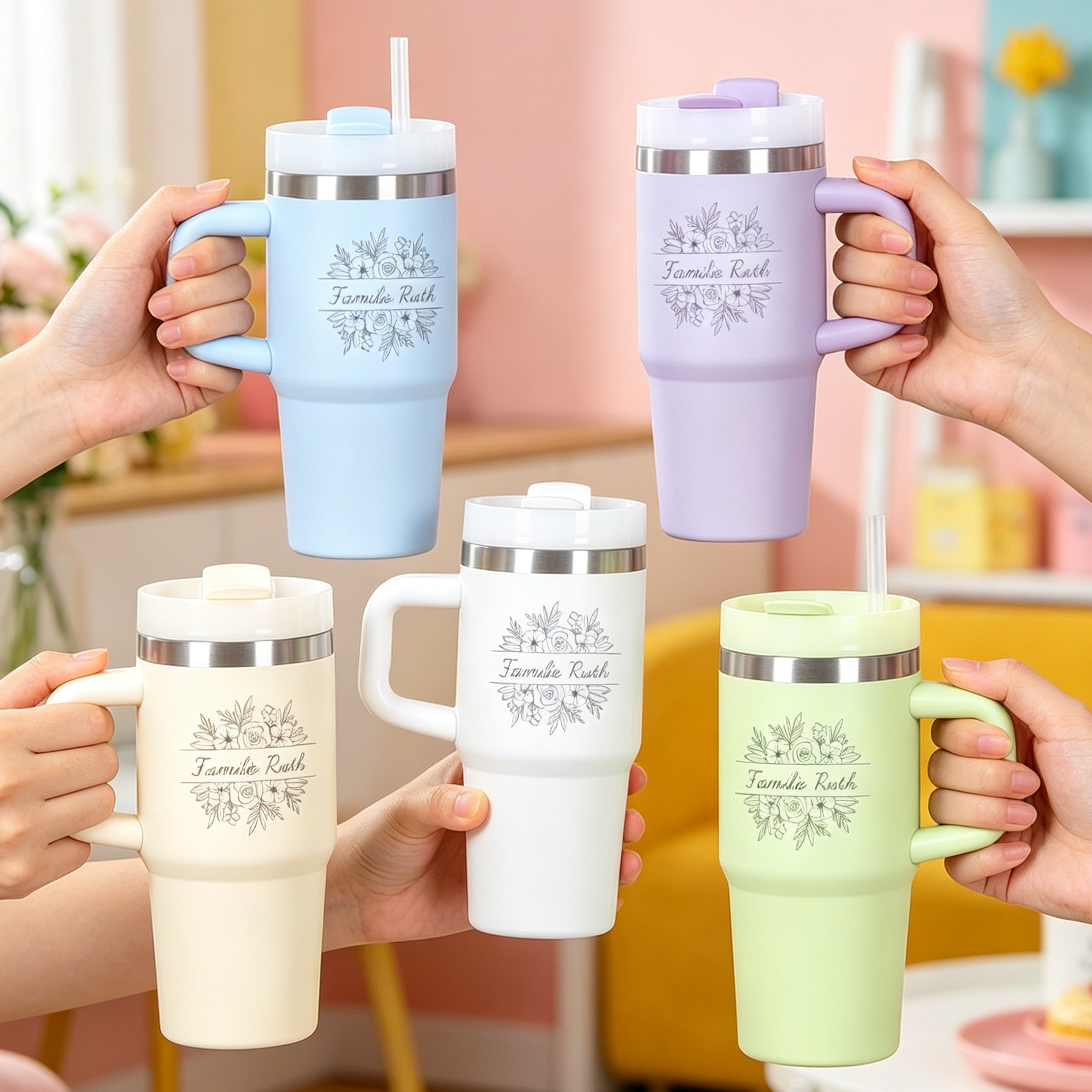 Coffee Equipment Gift - 414ml Custom Thermal Water Bottle With