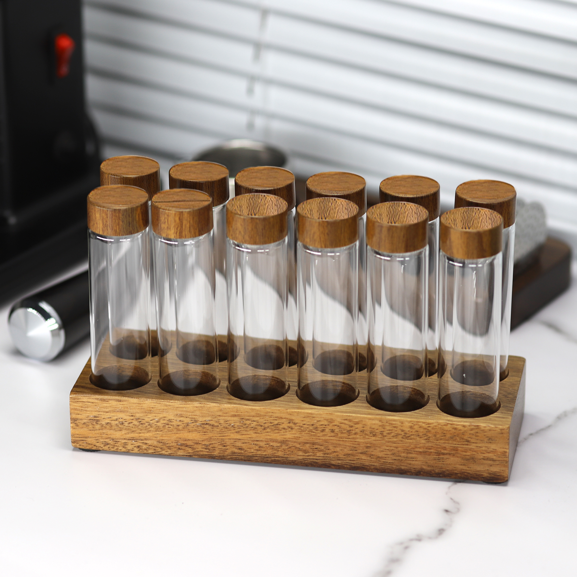 Coffee Equipment Rack - Coffee Beans Storage Container Display Rack