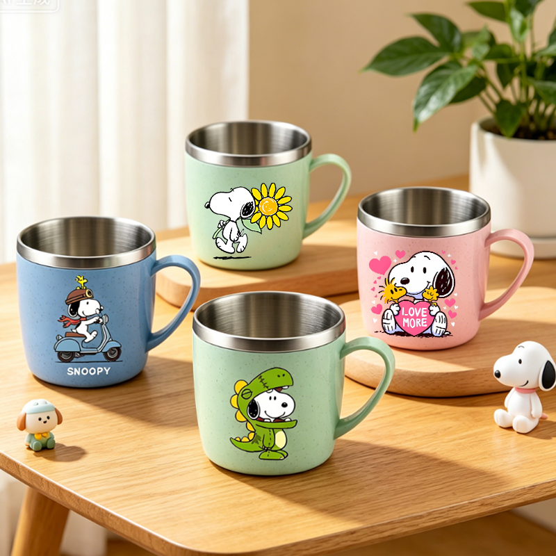 Espresso Shot Glass - Snoopys 304 Stainless Steel Mouth Cup
