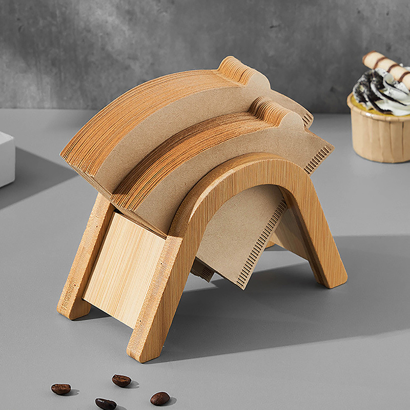 Coffee Equipment Rack - Wooden Coffee Filter Paper Holder, Hand