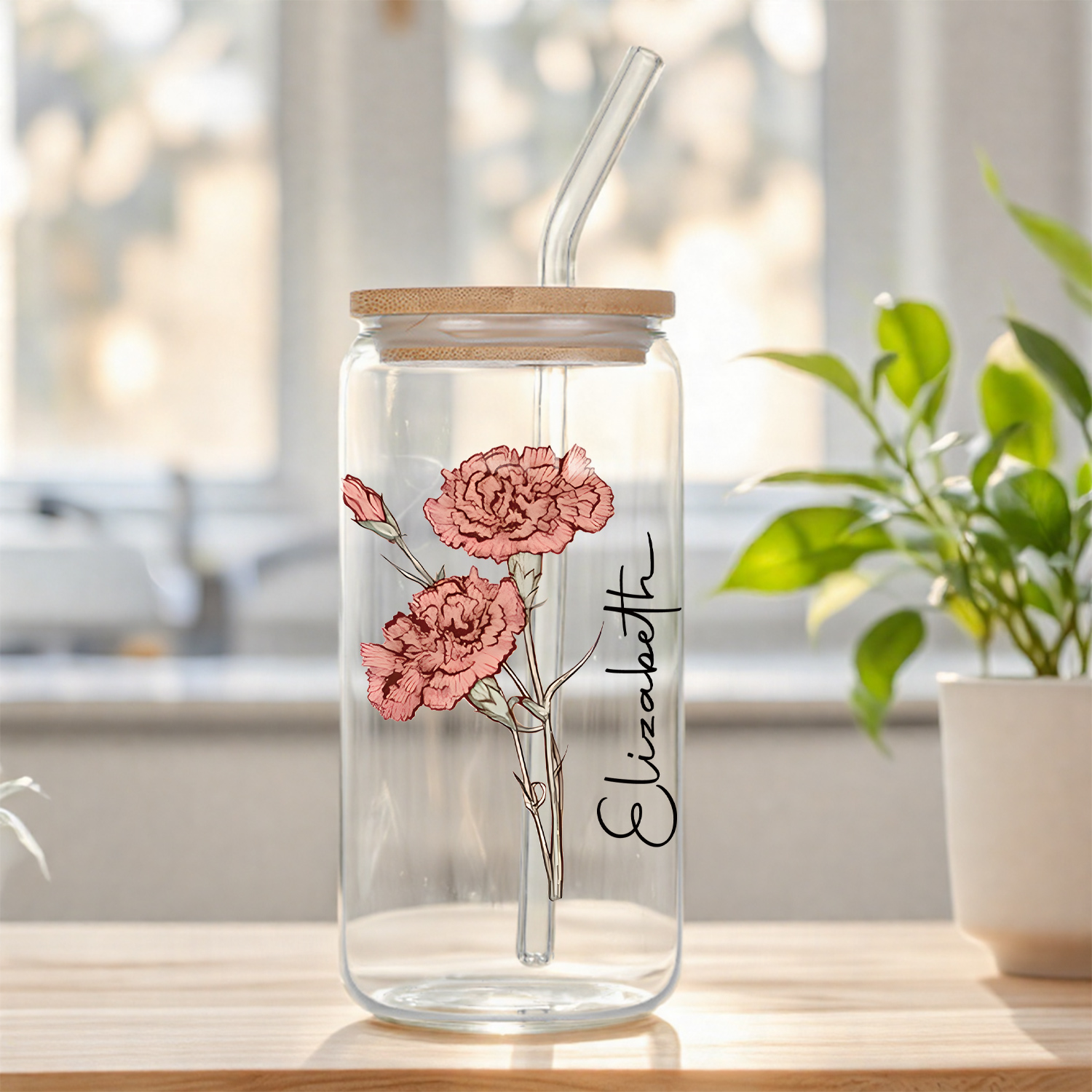 Personalized Floral Retro Iced - Coffee Equipment Gift ulasan dan harga