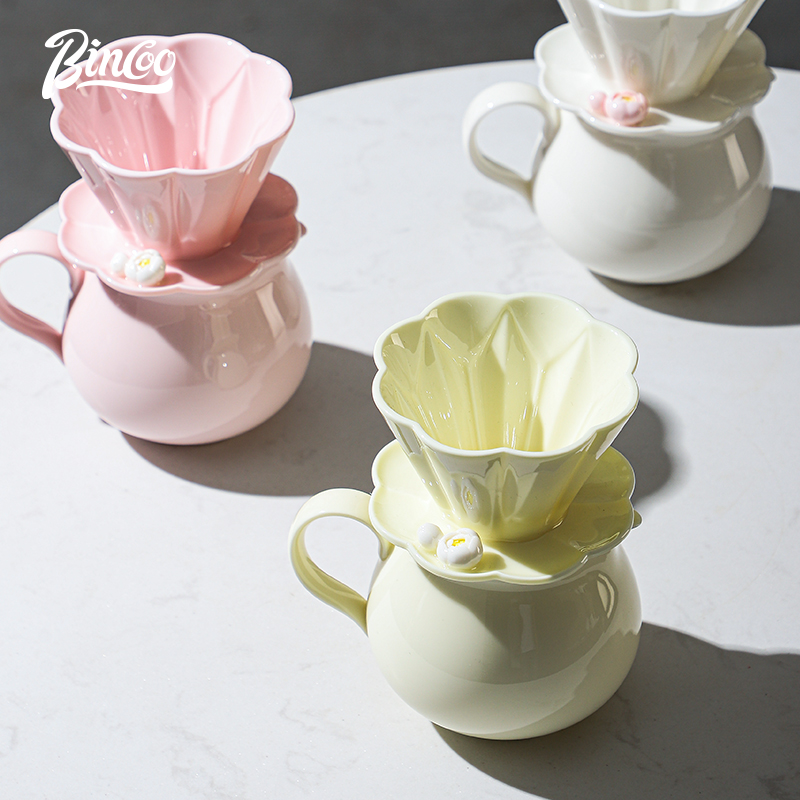 Bincoo-Ceramic Hand Brewing Po - Coffee Equipment Pour Over ulasan dan harga