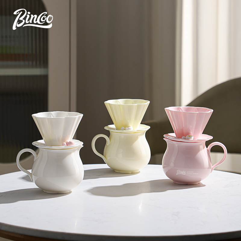 Bincoo-Ceramic Hand Brewing Po - Coffee Equipment Pour Over ulasan dan harga