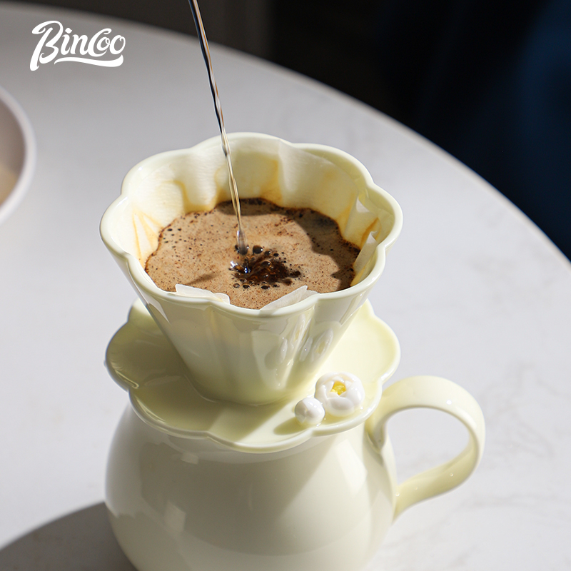 Bincoo-Ceramic Hand Brewing Po - Coffee Equipment Pour Over ulasan dan harga