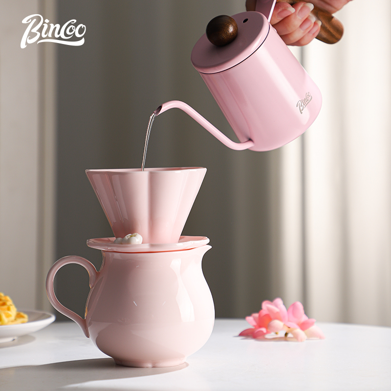 Bincoo-Ceramic Hand Brewing Po - Coffee Equipment Pour Over ulasan dan harga