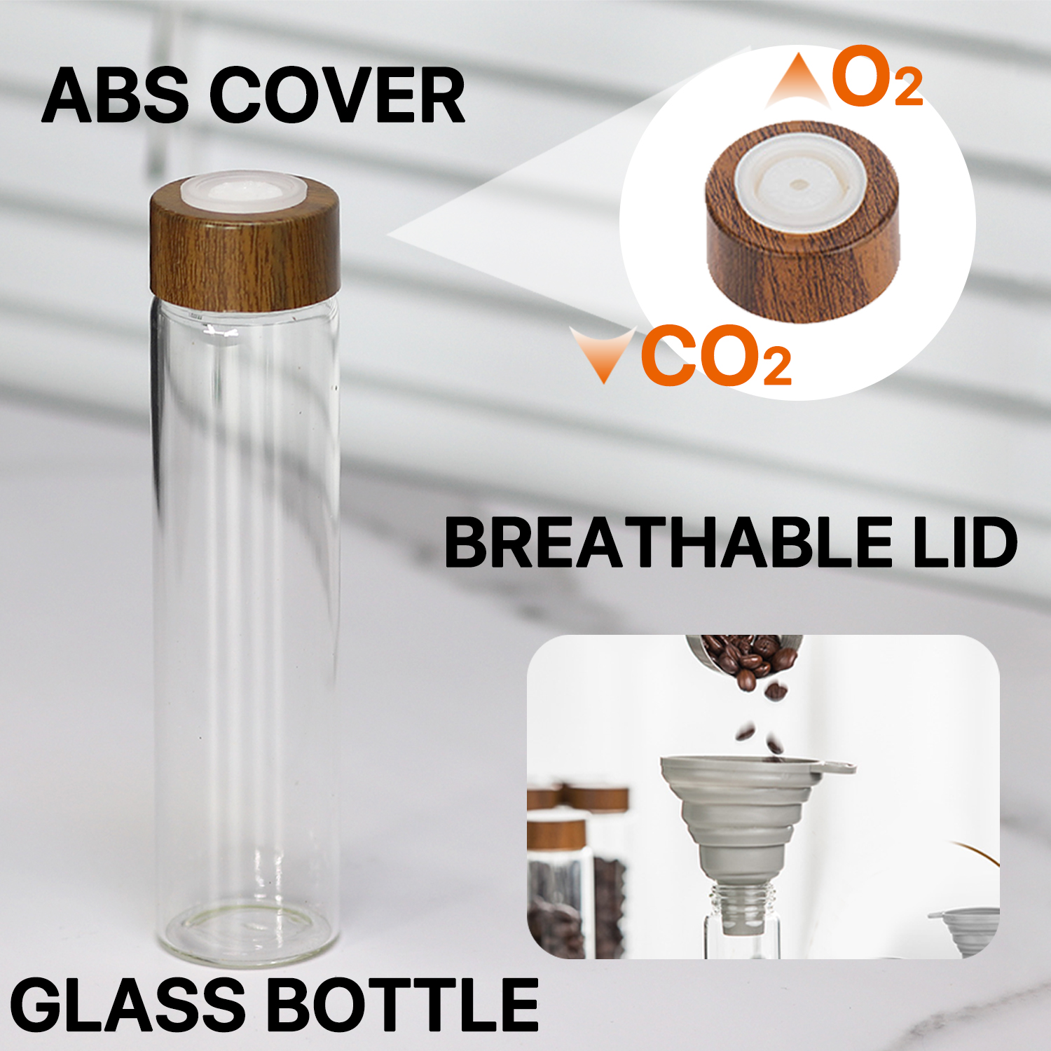 Coffee Beans Storage Container - Coffee Equipment Rack ulasan dan harga