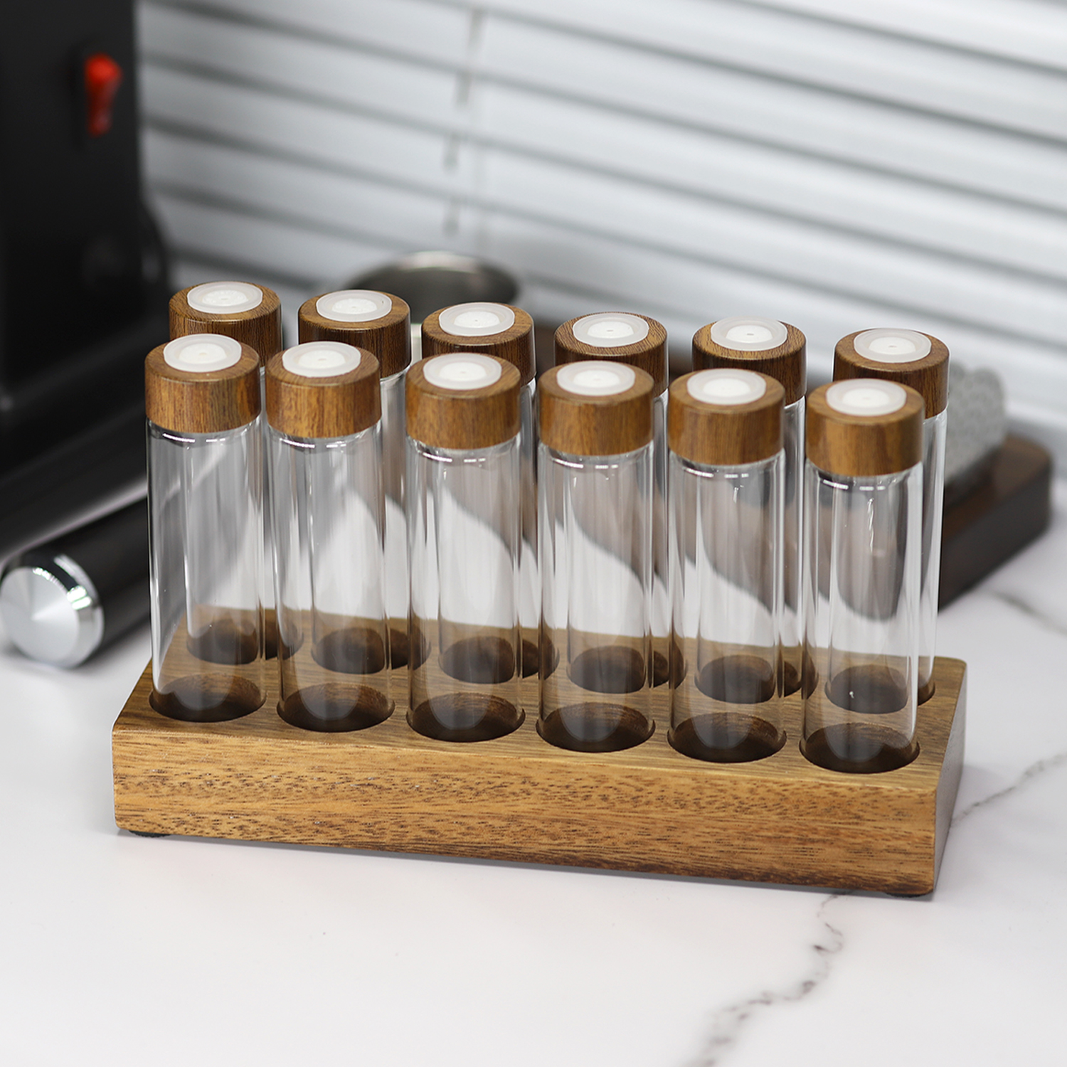 Coffee Beans Storage Container - Coffee Equipment Rack ulasan dan harga