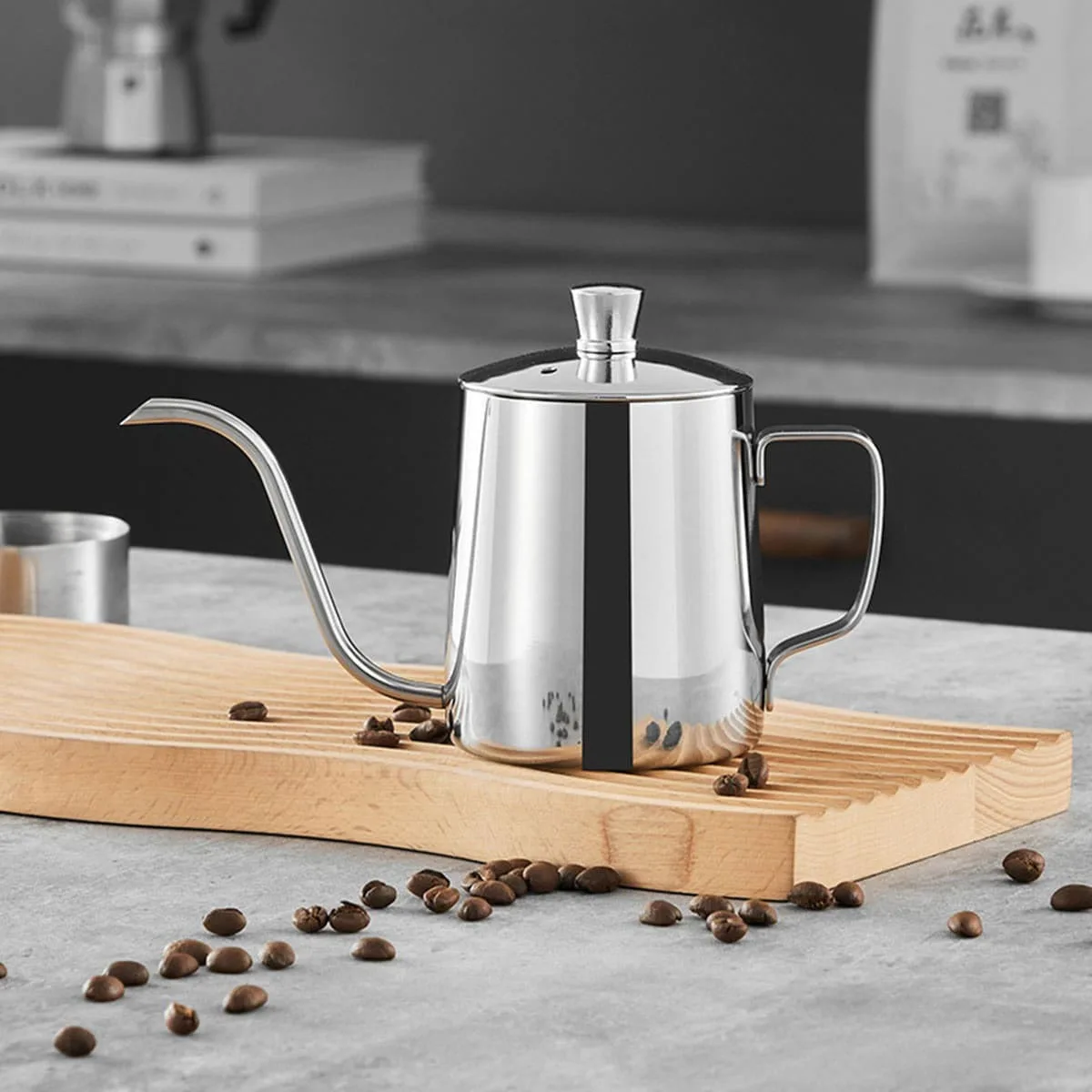 1PC-350ML Pour Over Coffee Ket - Coffee Equipment Pour Over ulasan dan harga