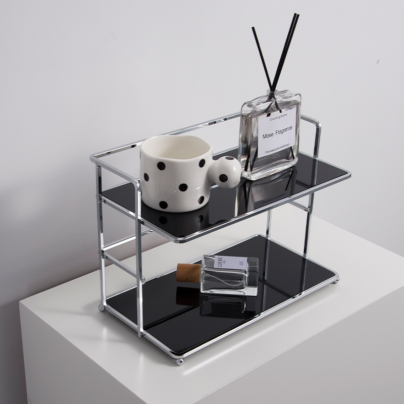 1Pc Double-Layer Desktop Stora - Coffee Equipment Rack ulasan dan harga