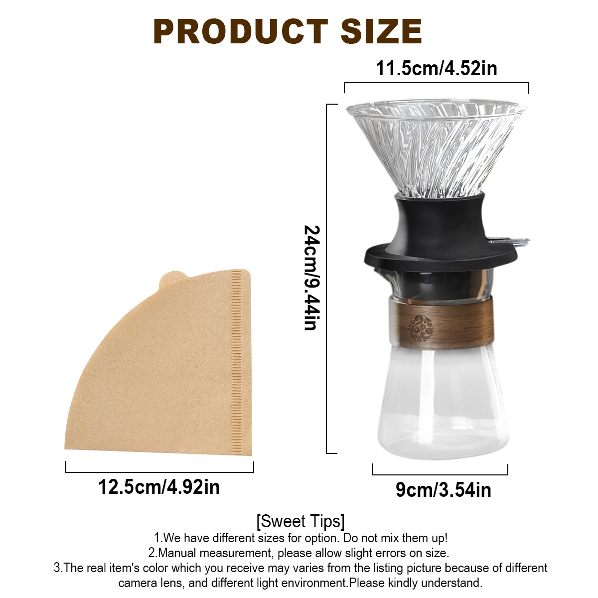 Pour Over Coffee Maker Set, Po - Coffee Equipment Pour Over ulasan dan harga