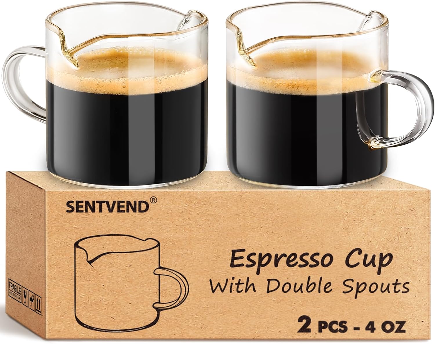 4oz Espresso Shot Glasses Set  - Espresso Shot Glass ulasan dan harga
