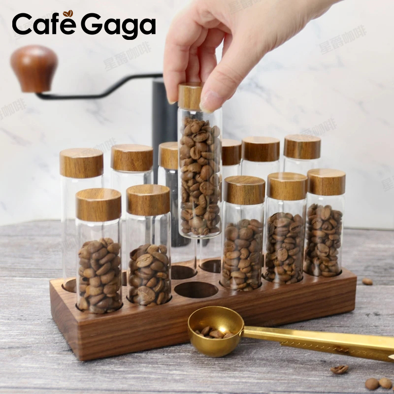 Coffee Beans Storage Container - Coffee Equipment Rack ulasan dan harga