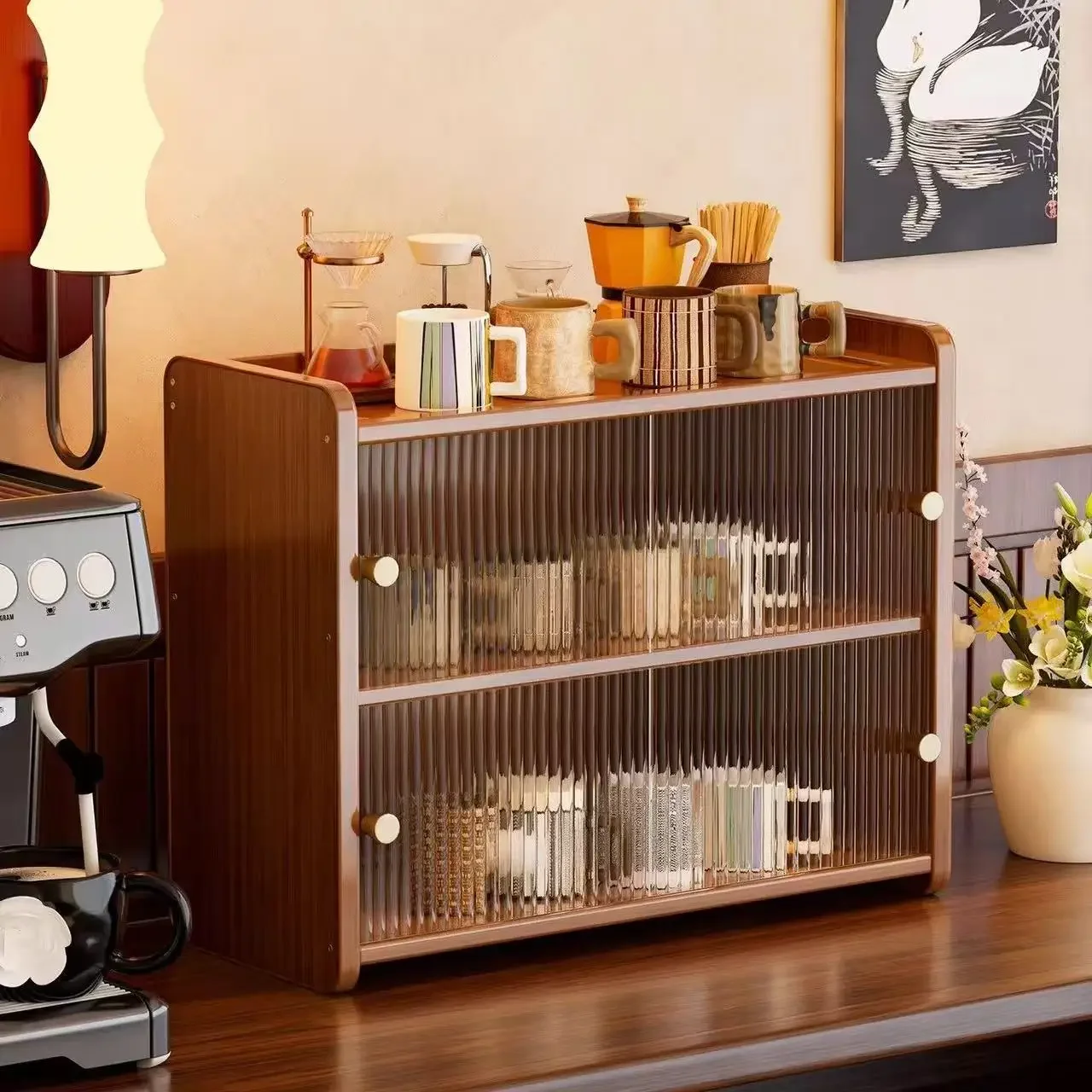 Dining Table Countertop Table  - Coffee Equipment Rack ulasan dan harga