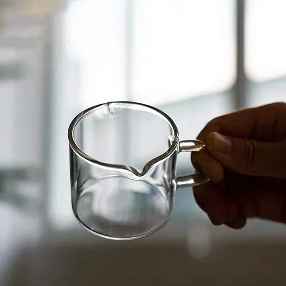 Double Spouts Milk Cup Clear S - Espresso Shot Glass ulasan dan harga