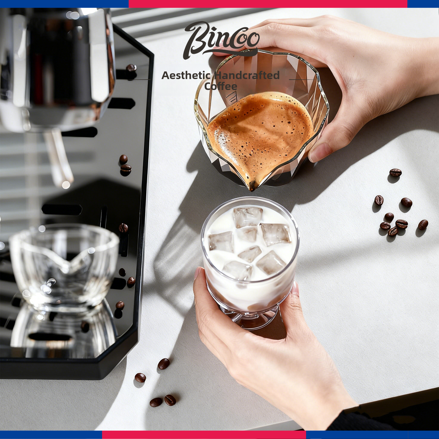 Bincoo Italian Espresso Coffee - Espresso Shot Glass ulasan dan harga