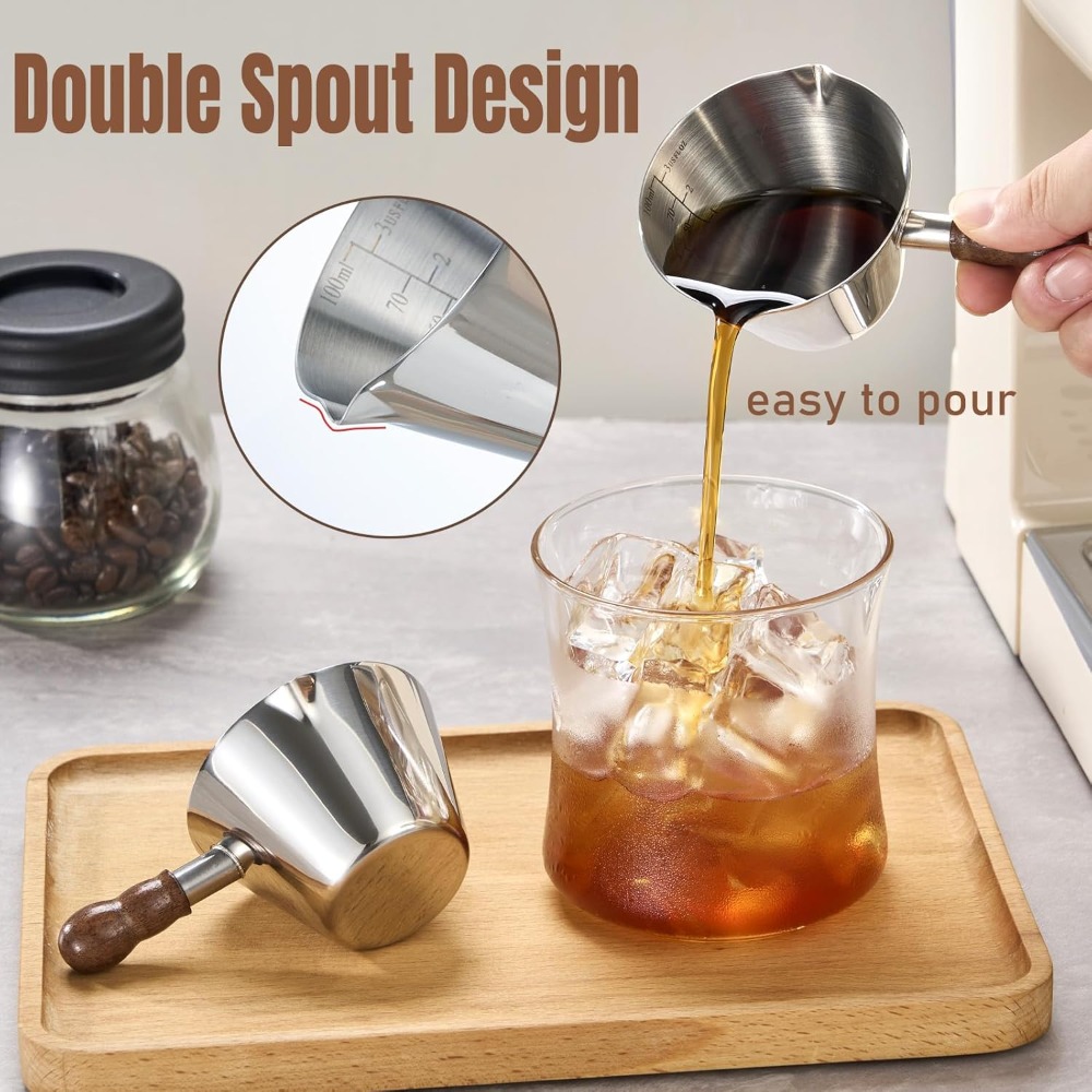 2 Pcs Espresso Cups with Handl - Espresso Shot Glass ulasan dan harga