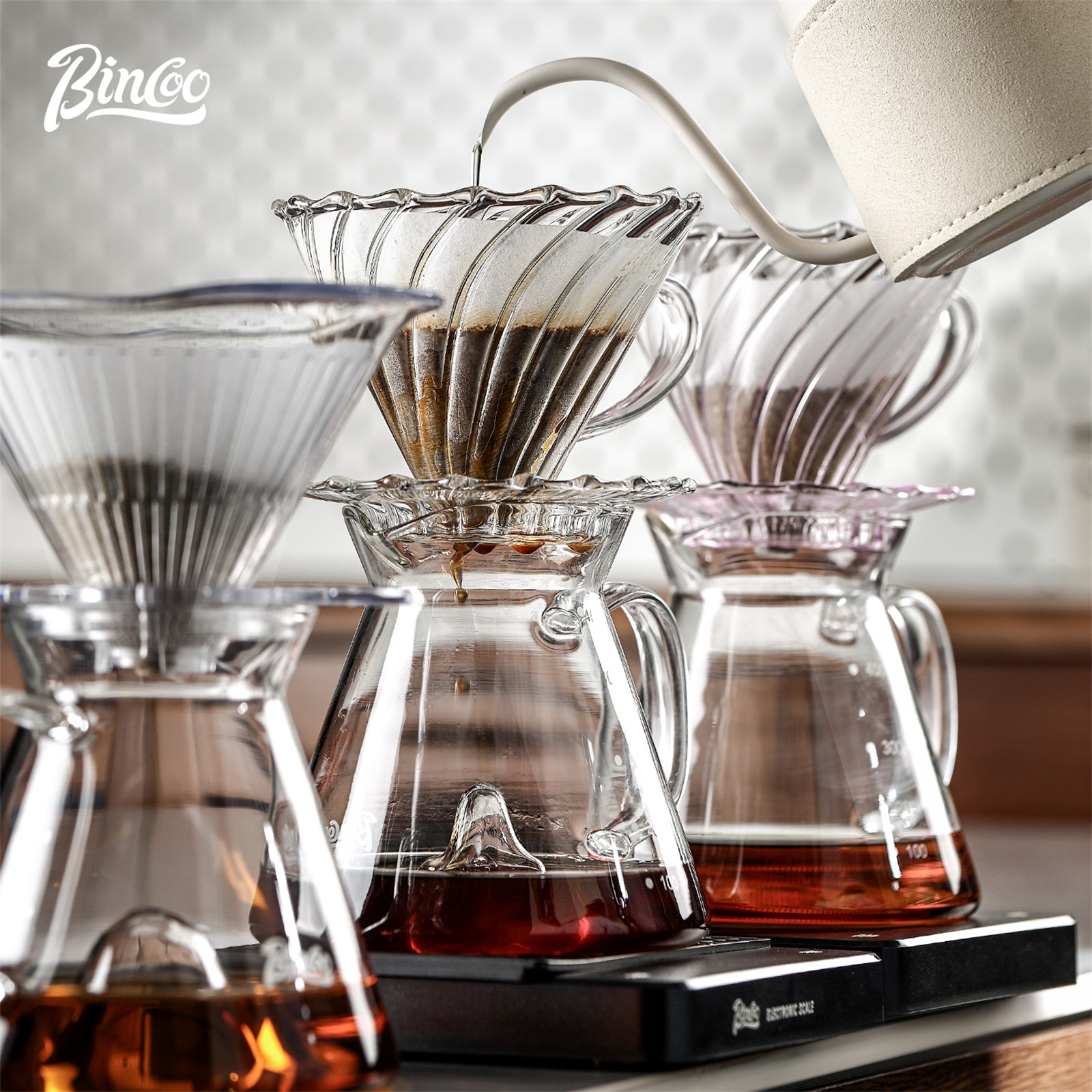 BINCOO Pour Over Coffee Drippe - Coffee Equipment Pour Over ulasan dan harga