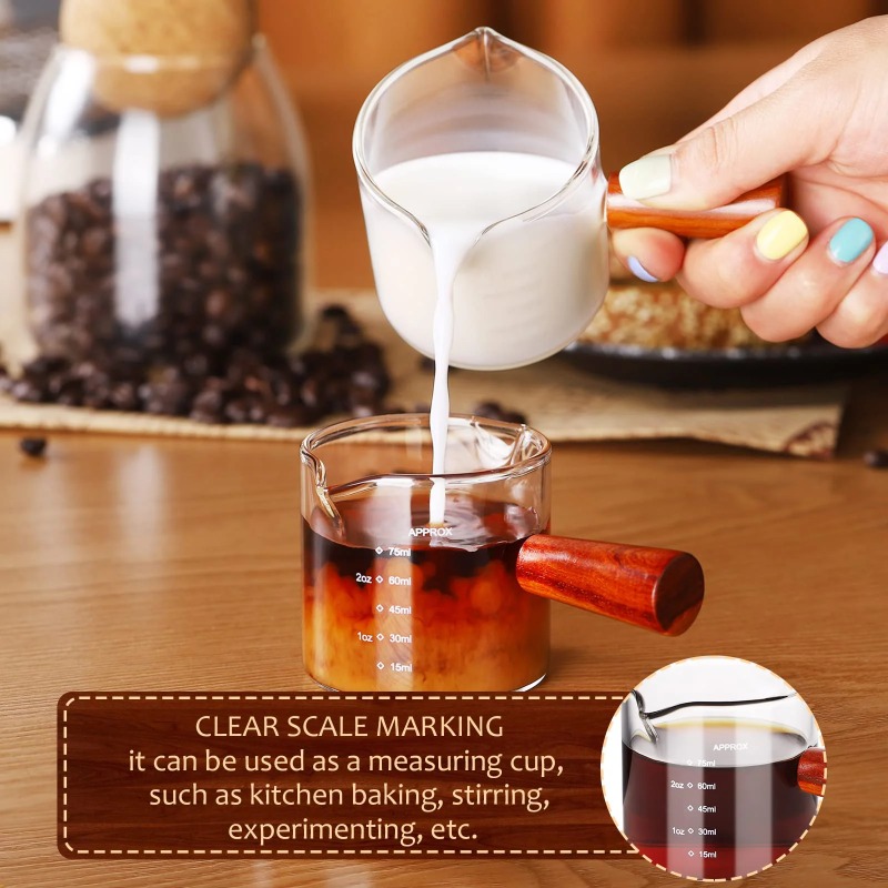 ‌75ml Transparent Espresso Mea - Espresso Shot Glass ulasan dan harga