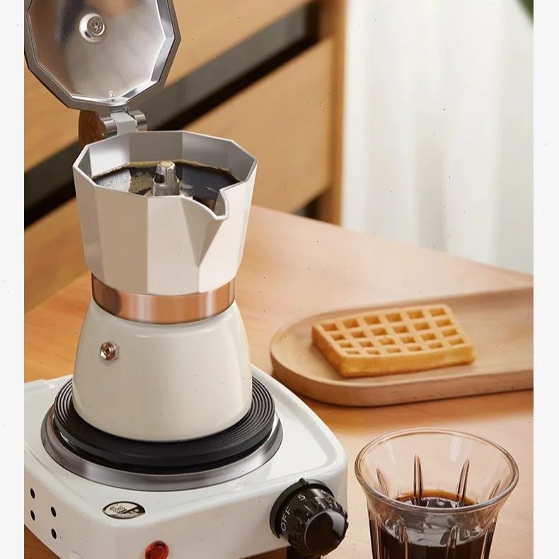 Round-bottomed Moka Pot Single - Coffee Equipment Tools ulasan dan harga
