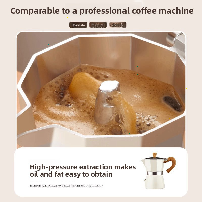 Round-bottomed Moka Pot Single - Coffee Equipment Tools ulasan dan harga